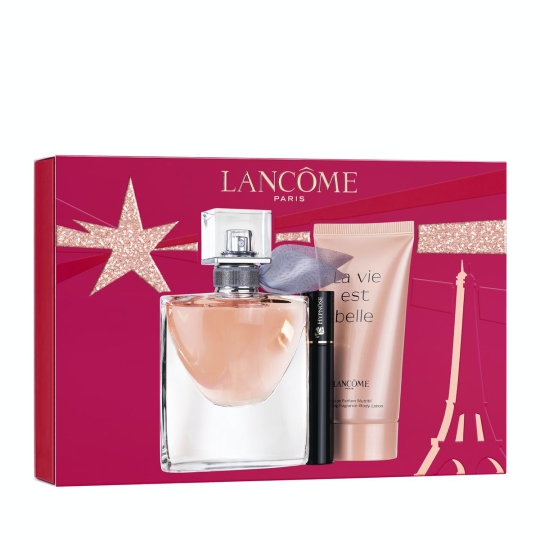 SET LANCOME LA VIE EST BELLE 30ML+ BODY LOTION + MASCARA VOLLUME